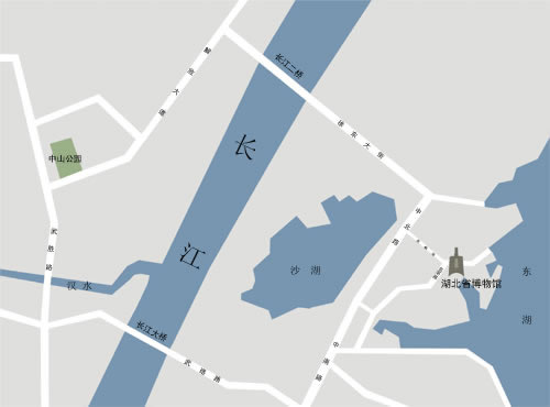 湖北省博物馆交通图